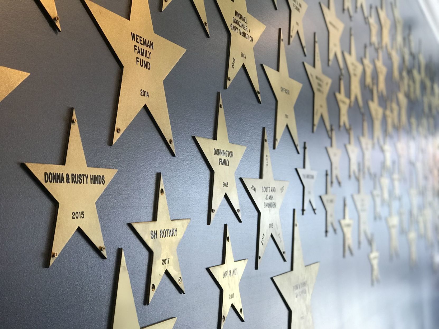 Galaxy Wall at St. Helena's Cameo Cinema